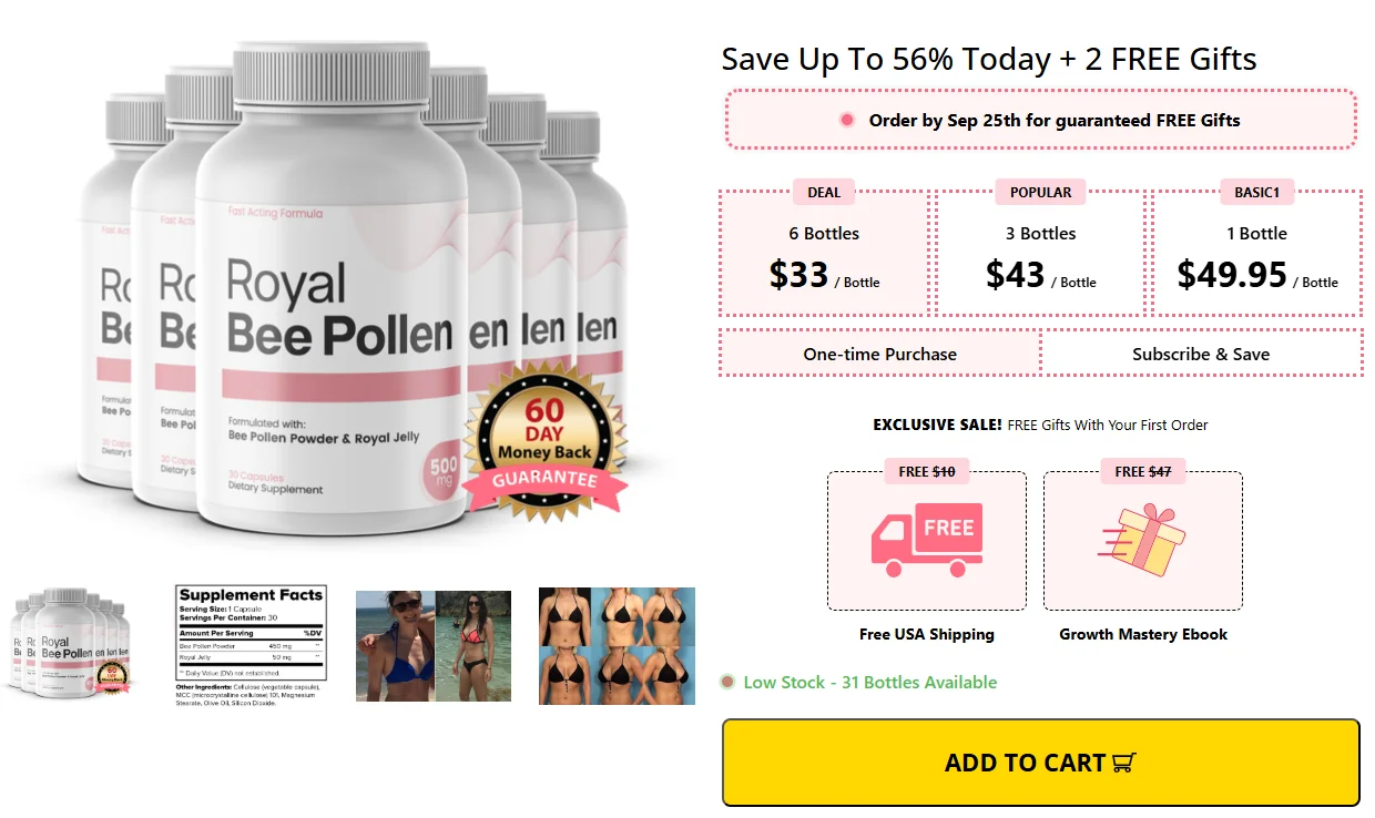 Royal Bee Pollen Official Website